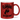 Ich bin ein Flamingo – ich darf das - Glitzertasse #tassenfarbe_rot