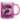 Ich bin ein Flamingo – ich darf das - Glitzertasse #tassenfarbe_roseviolett