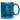 Böses Hasi - Glitzertasse #tassenfarbe_blau