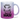 Böses Hasi - Glitzertasse #tassenfarbe_silberviolett