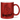 Reingeschaut - Glitzertasse #tassenfarbe_rot