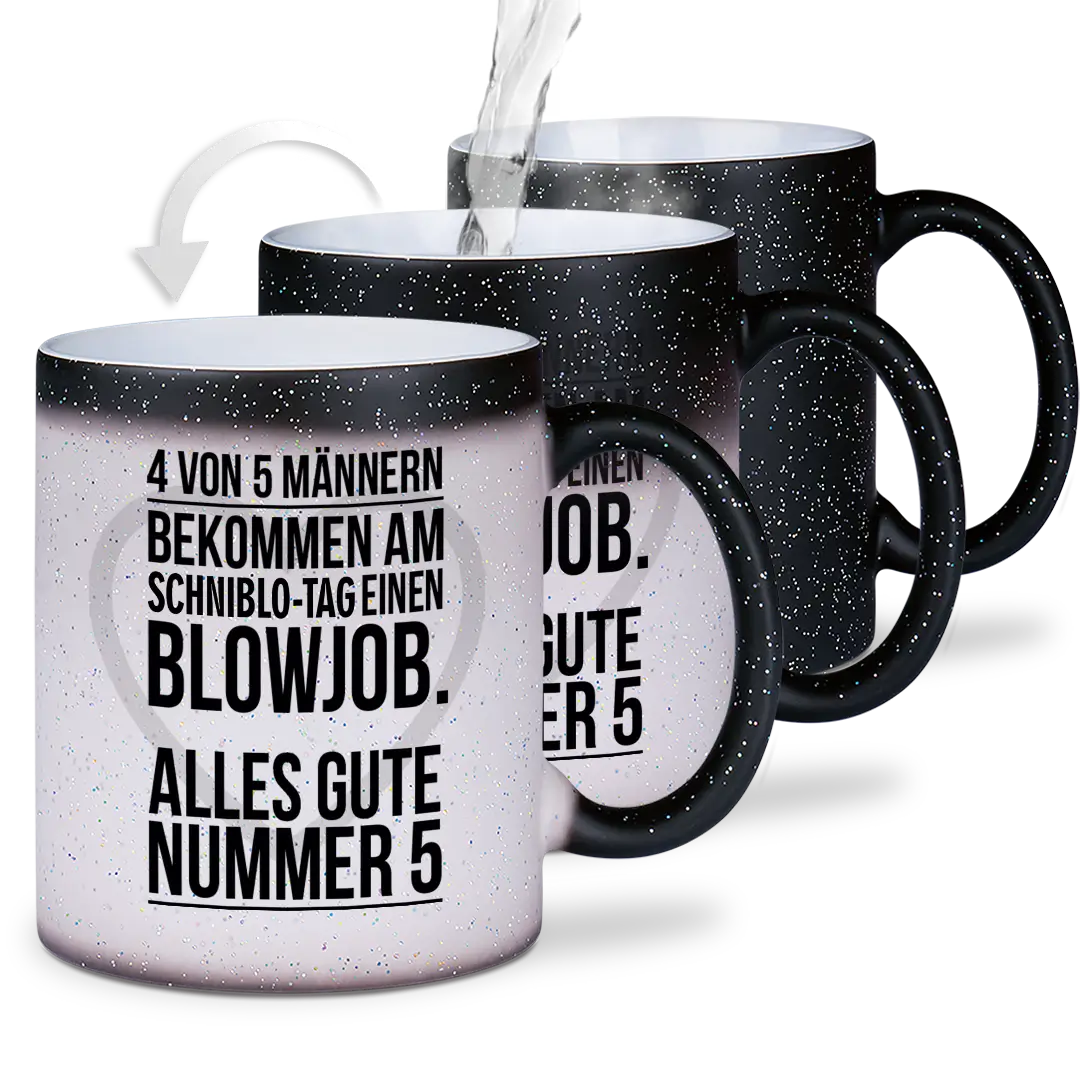 Magic Glitzertasse mit Motiv Glitzertassen.de Magic Glitzertasse mit Motiv Glitzertassen.de