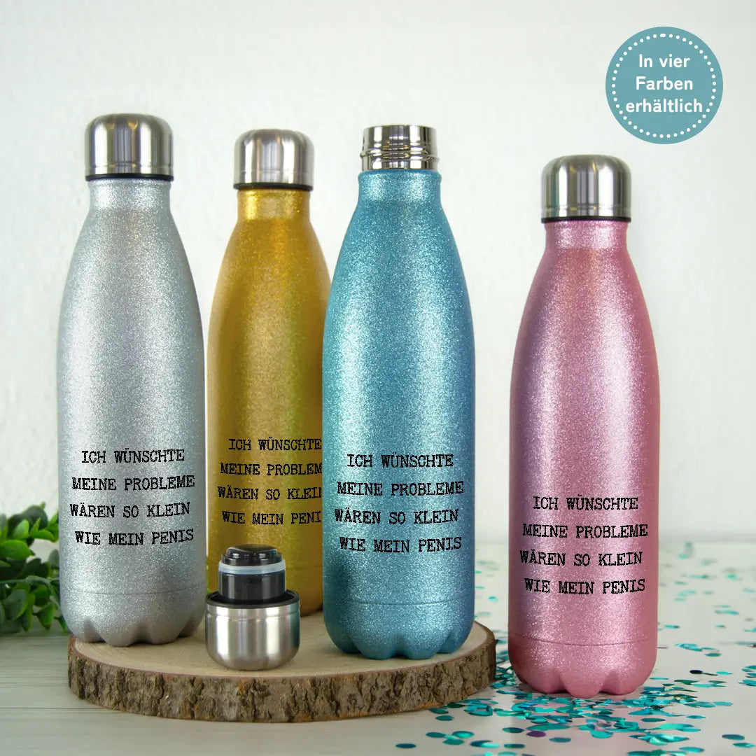 Glitzerflaschen - in 4 verschiedenen Farben Glitzertassen.de Glitzerflaschen - in 4 verschiedenen Farben Glitzertassen.de