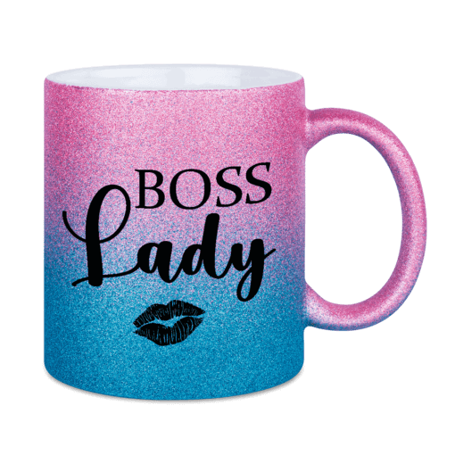 Boss Lady - Glitzertasse - Badass Bitch Kollektion