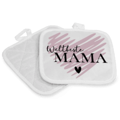 Weltbeste Mama - Topflappen - Geschenkidee Muttertag